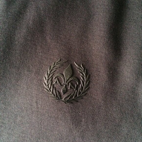 Au Noir Mens Black T-Shirt Sz 7 (3XL) Short Sleeve Mercerised Pima Cotton Logo - Picture 6 of 9